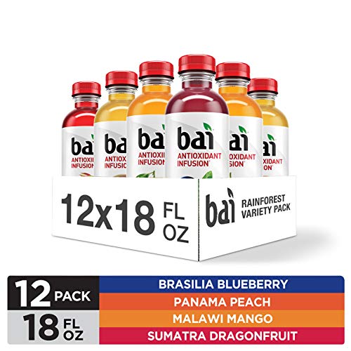 Bai Flavored Water, Rainforest Variety Pack, Antioxidant Infused