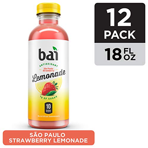 Bai Flavored Water, São Paulo Strawberry Lemonade, Antioxidant I