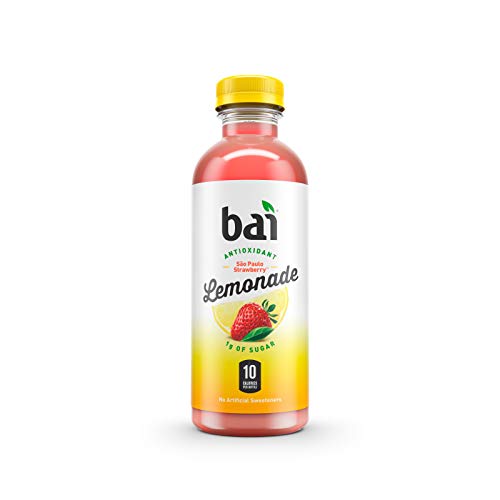 Bai Flavored Water, São Paulo Strawberry Lemonade, Antioxidant I