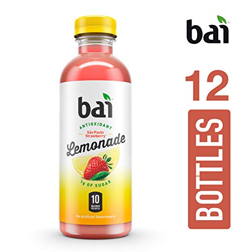 Bai Flavored Water, São Paulo Strawberry Lemonade, Antioxidant I