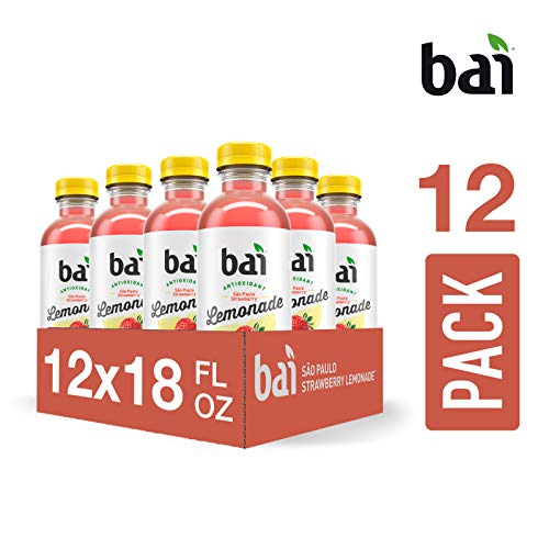 Bai Flavored Water, São Paulo Strawberry Lemonade, Antioxidant I