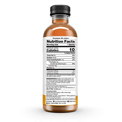 Bai Iced Tea, Tanzania Lemon, Antioxidant Infused Supertea, Craf