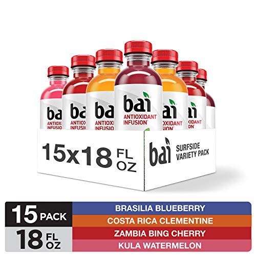 Bai Surfside New Variety Pack 15 /18 Fl Oz Net Wt 270 Fl Oz
