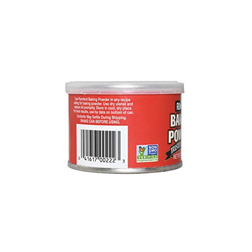 Rumford Baking Powder 4 Oz, Non-Gmo, Gluten Free, Vegan, Vegetar