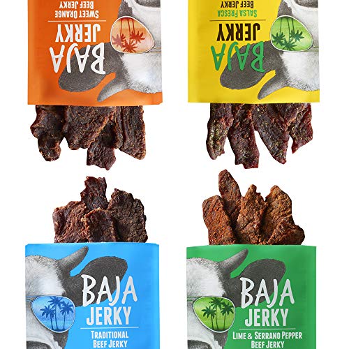 Baja Beef Jerky Sampler Pack | Gluten Free Craft Jerky, 25G Prot