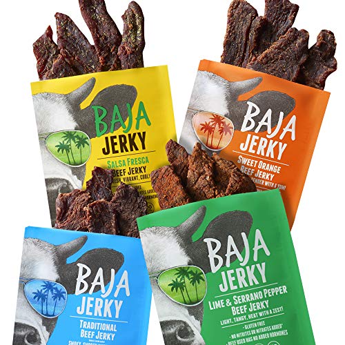 Baja Beef Jerky Sampler Pack | Gluten Free Craft Jerky, 25G Prot