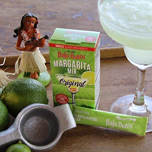 Baja Bobs Original Margarita Mix Singles Contains 8 Single-Ser