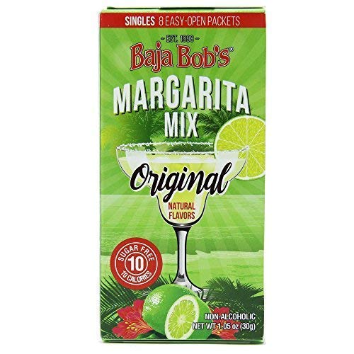 Baja Bobs Original Margarita Mix Singles Contains 8 Single-Ser