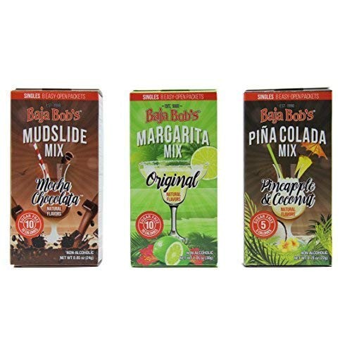 Baja Bobs Original Margarita Mix Singles Contains 8 Single-Ser