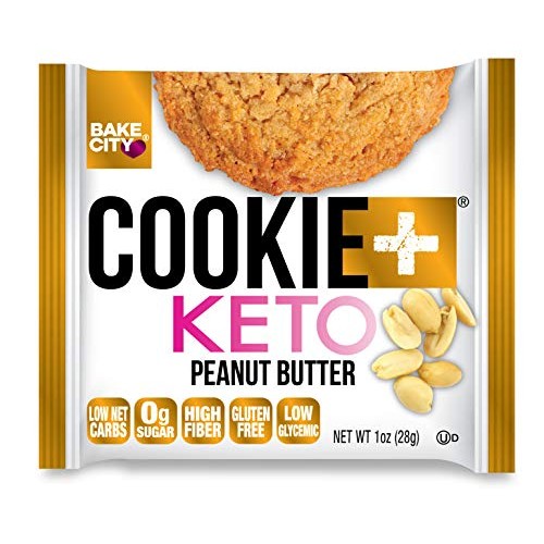 Bake City Cookie Plus Keto | 1Oz Peanut Butter Cookies 12 Pack