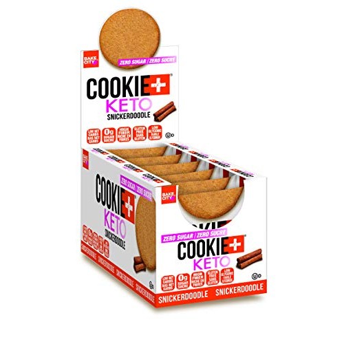Bake City Cookie Plus Keto | 1Oz Snickerdoodle Cookies 12 Pack