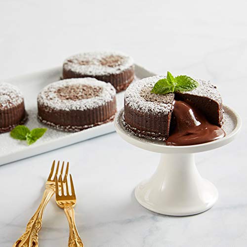 Bake Me A Wish! Chocolate Truffle Lava Cakes– Four 4-Inch Mini C