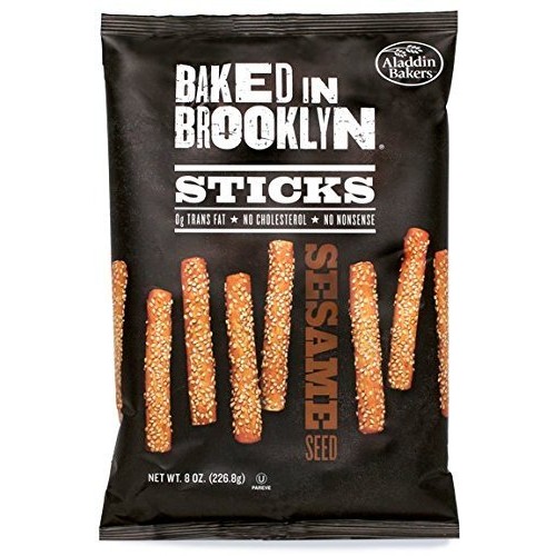 Baked In Brooklyn Breadsticks, Sesame Seed, 8Oz. 1 Bag