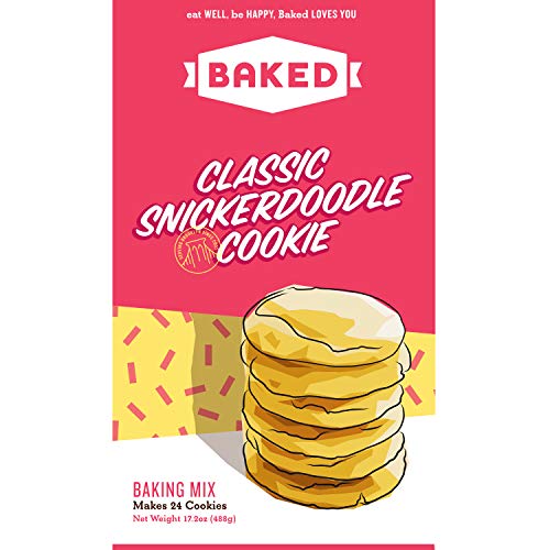 Baked Classic Snickerdoodle Cookie Baking Mix. Makes 24 Cookies,