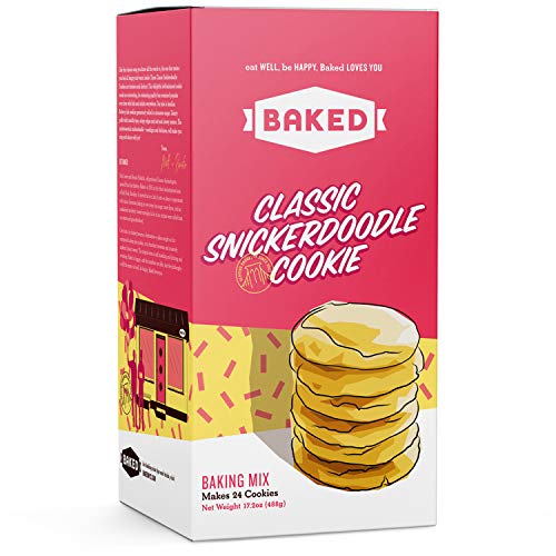 Baked Classic Snickerdoodle Cookie Baking Mix. Makes 24 Cookies,
