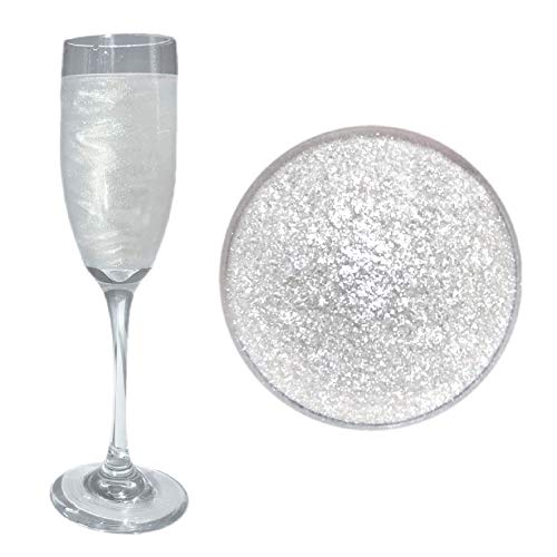 White Beer &Amp; Beverage Glitter | 4 Gram Jar | Edible Food Grade B