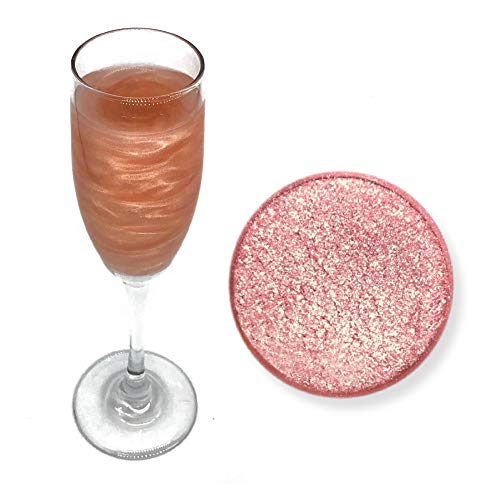 Rose Gold Beer &Amp; Beverage Glitter | 4 Gram Jar | Edible Food Gra