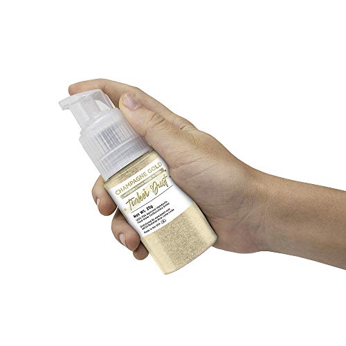 Bakell Chamagne Gold Edible Glitter Spray Pump, 25G | Tinker D