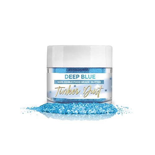 Bakell Deep Blue Edible Glitter, 5 Gram | Tinker Dust Edible Gli