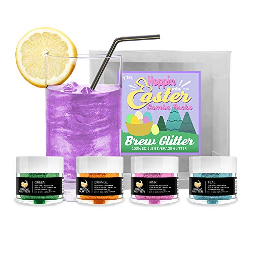 Bakell Edible Brew Glitter 4 Pc Hoppin Into Easter Combo Pack B