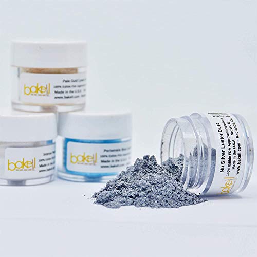 Bakell Silver Pearl Edible Luster Dust &Amp; Paint, 25 Grams | Luste