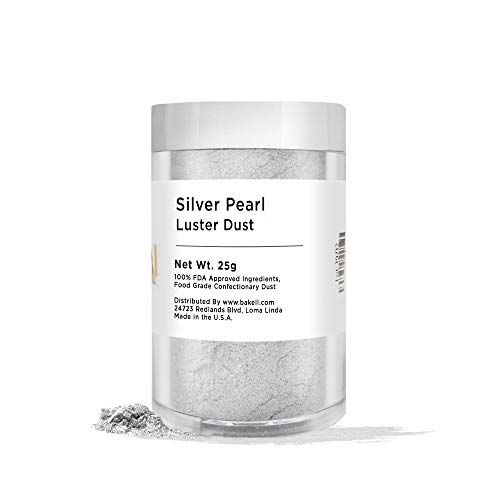 Bakell Silver Pearl Edible Luster Dust &Amp; Paint, 25 Grams | Luste