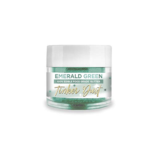 Bakell Emerald Green Edible Glitter, 5 Gram | Tinker Dust Edible