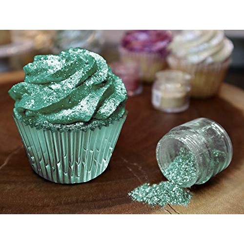 Bakell Emerald Green Edible Glitter, 5 Gram | Tinker Dust Edible