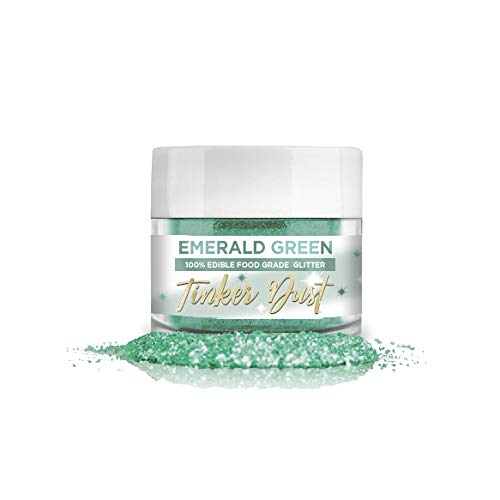 Bakell Emerald Green Edible Glitter, 5 Gram | Tinker Dust Edible