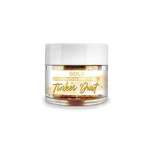 Bakell Gold Edible Glitter, 5 Gram | Tinker Dust Edible Glitter