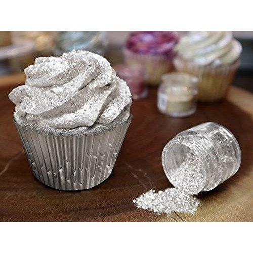 Bakell Ivory Edible Glitter, 5 Gram | Tinker Dust Edible Glitter
