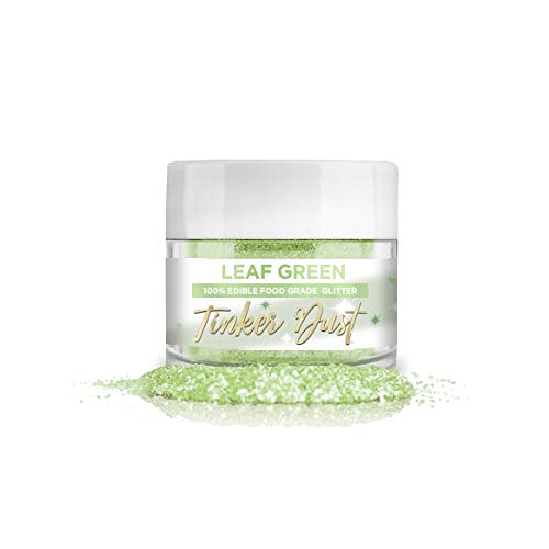 Bakell Leaf Green Edible Glitter, 5 Gram | Tinker Dust Edible Gl