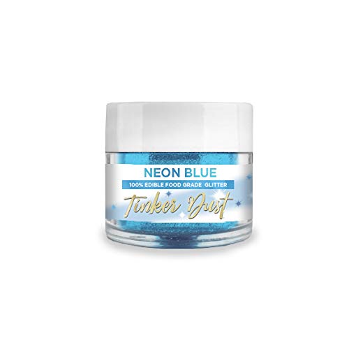 Bakell Neon Blue Edible Glitter, 5 Gram | Tinker Dust Edible Gli