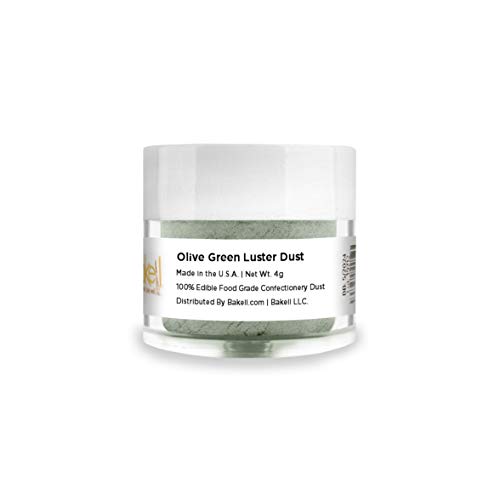 Bakell Olive Green Edible Luster Dust &Amp; Paint, 4 Gram | Luster D