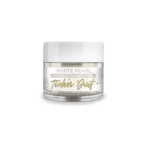 Bakell Pearl White Edible Glitter, 5 Gram | Tinker Dust Edible G