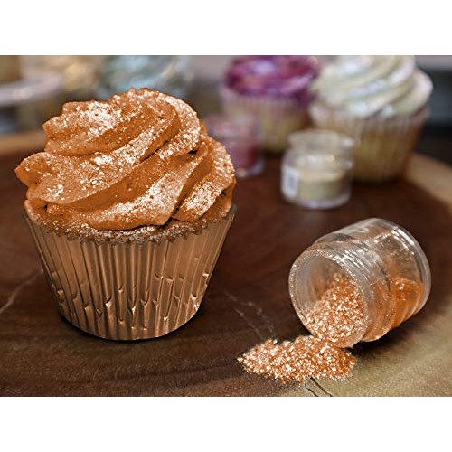 Bakell Pumpkin Orange Edible Glitter, 5 Gram | Tinker Dust Edibl