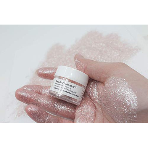 Bakell Rose Gold Edible Glitter, 5 Gram | Tinker Dust Edible Gli