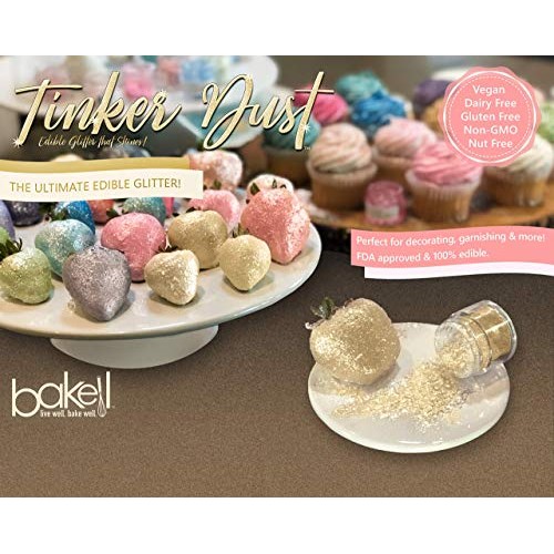 Bakell Rose Gold Edible Glitter, 5 Gram | Tinker Dust Edible Gli