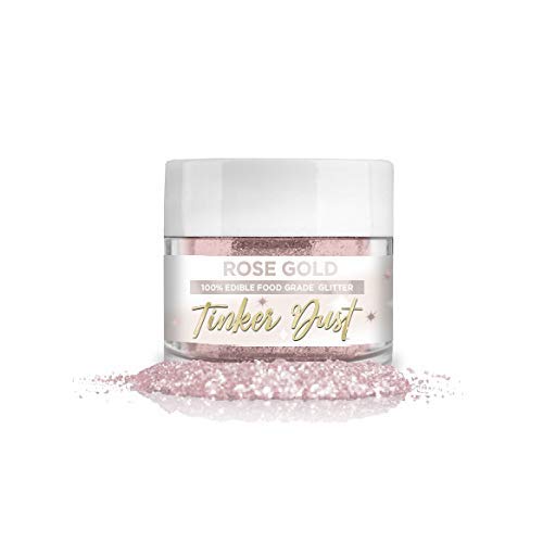 Bakell Rose Gold Edible Glitter, 5 Gram | Tinker Dust Edible Gli