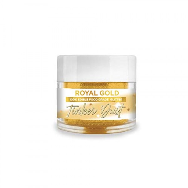 BAKELL Royal Gold Edible Glitter, 5 Gram | TINKER DUST Edible Gl...