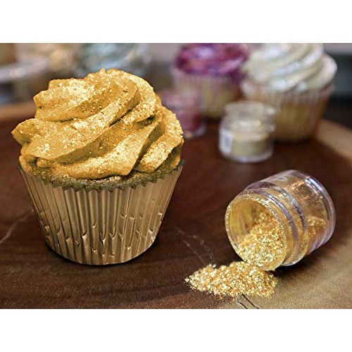 Bakell Royal Gold Edible Glitter, 5 Gram | Tinker Dust Edible Gl