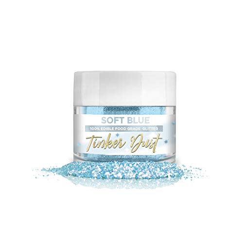 Bakell Soft Blue Edible Glitter, 5 Gram | Tinker Dust Edible Gli