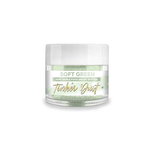 Bakell Soft Green Edible Glitter, 5 Gram | Tinker Dust Edible Gl