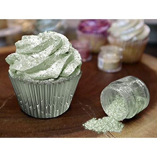 Bakell Soft Green Edible Glitter, 5 Gram | Tinker Dust Edible Gl
