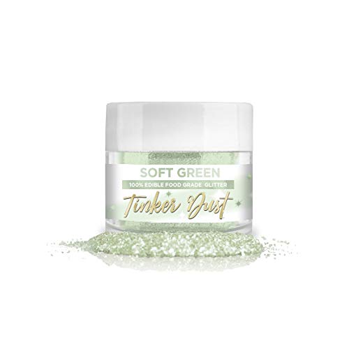 Bakell Soft Green Edible Glitter, 5 Gram | Tinker Dust Edible Gl