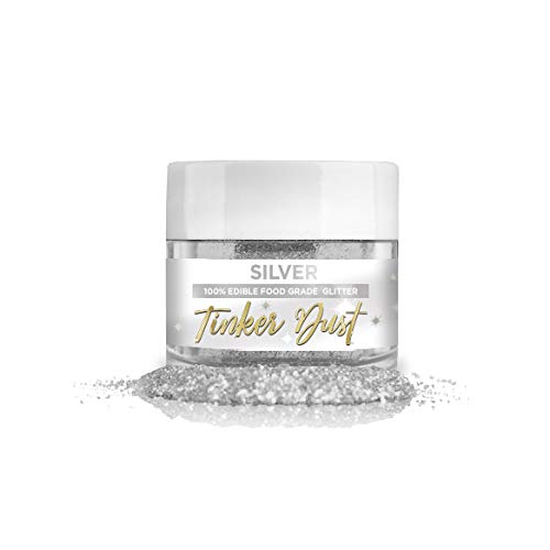Bakell Sterling Silver Edible Glitter, 5 Gram | Tinker Dust Edib
