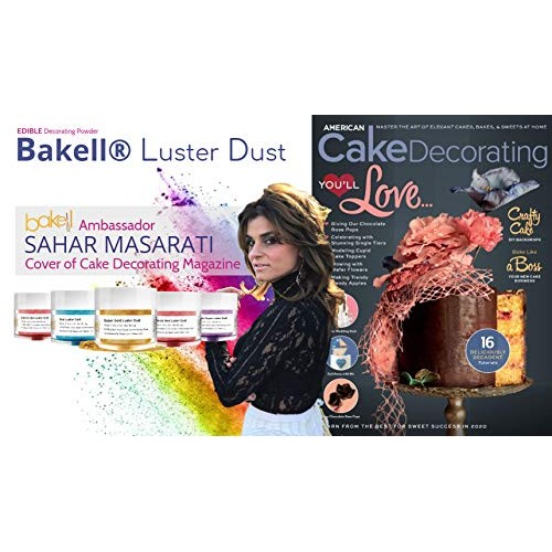 Bakell Super Intense Gold Edible Luster Dust &Amp; Paint, 4 Gram | L