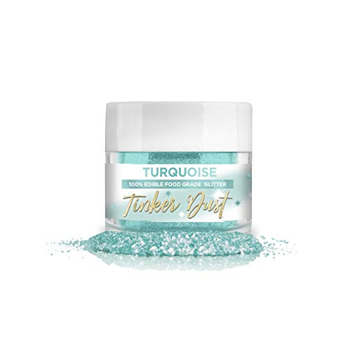 Bakell Turquoise Edible Glitter, 5 Gram | Tinker Dust Edible Gli