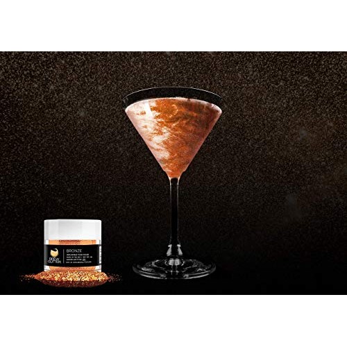 Bronze Brew Glitter Edible Glitter For Wine, Cocktails, Champagn