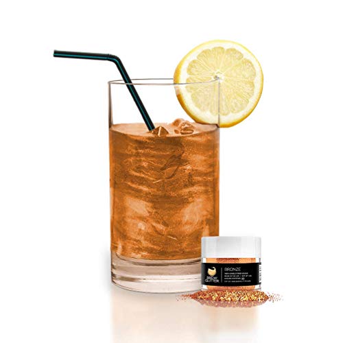 Bronze Brew Glitter Edible Glitter For Wine, Cocktails, Champagn